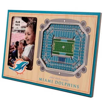 Fanpoint Miami Dolphins 3D StadiumView Picture Frame
