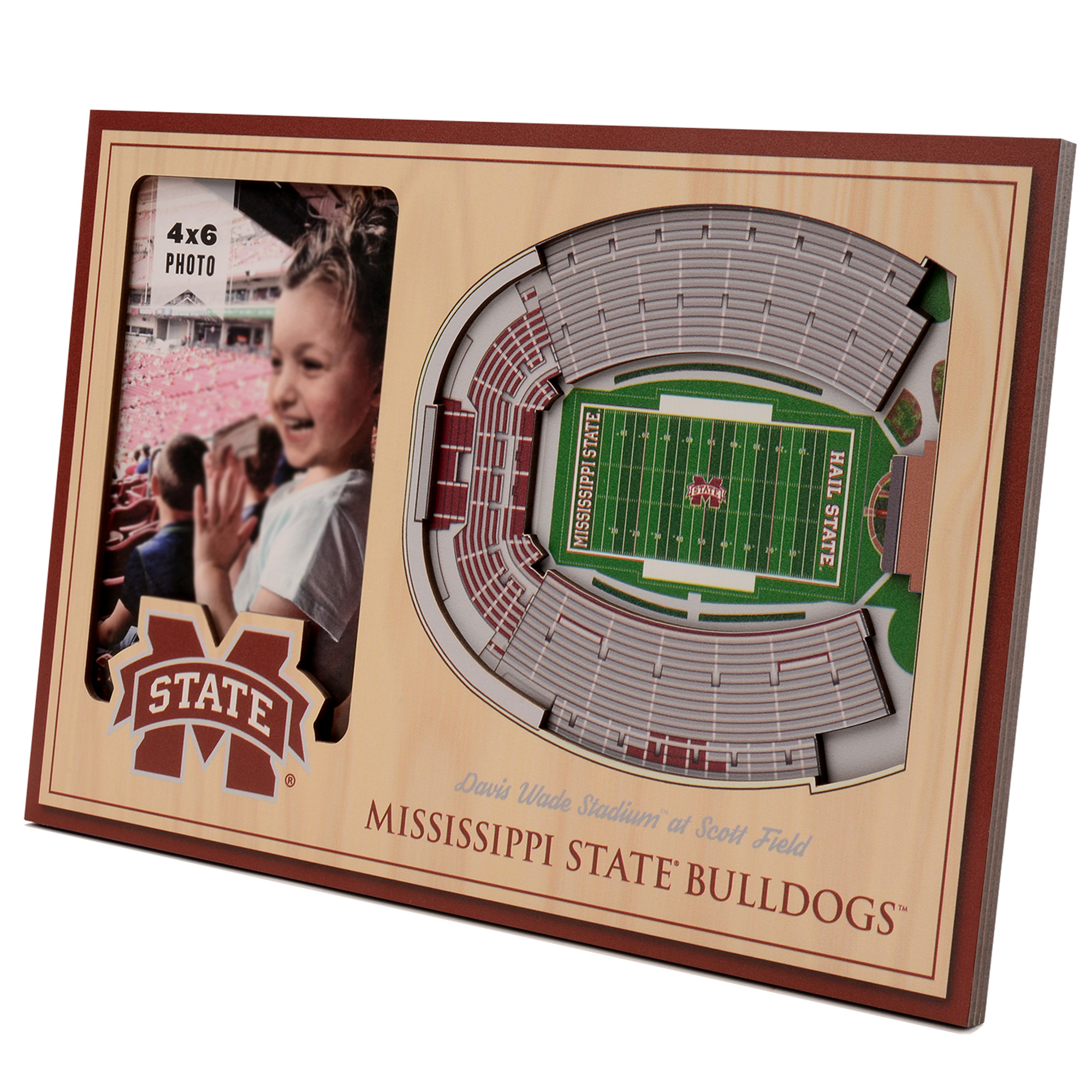 IDNA Mississippi State Bulldogs 3D StadiumViews Picture Frame