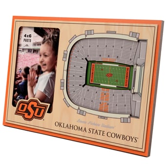 Fanpoint Oklahoma State Cowboys 3D StadiumView Picture Frame