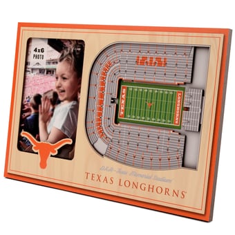 Fanpoint Texas Longhorns 3D StadiumView Picture Frame