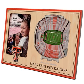 Fanpoint Texas Tech Red Raiders 3D StadiumView Picture Frame