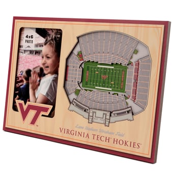 Fanpoint Virginia Tech Hokies 3D StadiumView Picture Frame