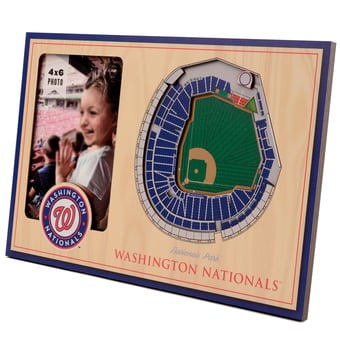Fanpoint Washington Nationals 3D StadiumView Picture Frame