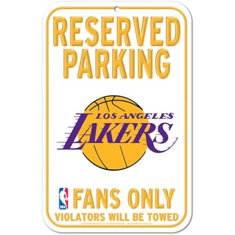 WinCraft Los Angeles Lakers 11" x 17" Indoor/Outdoor Sign