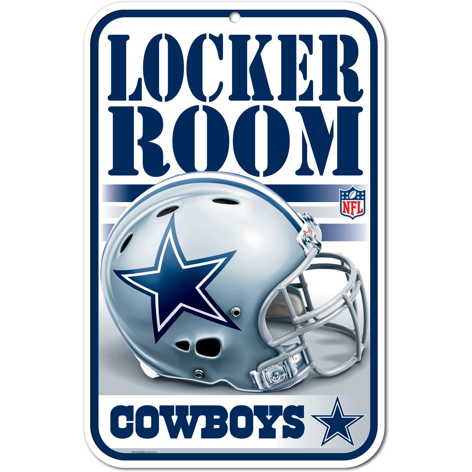 WinCraft Dallas Cowboys 11″ x 17″ Indoor/Outdoor Sign