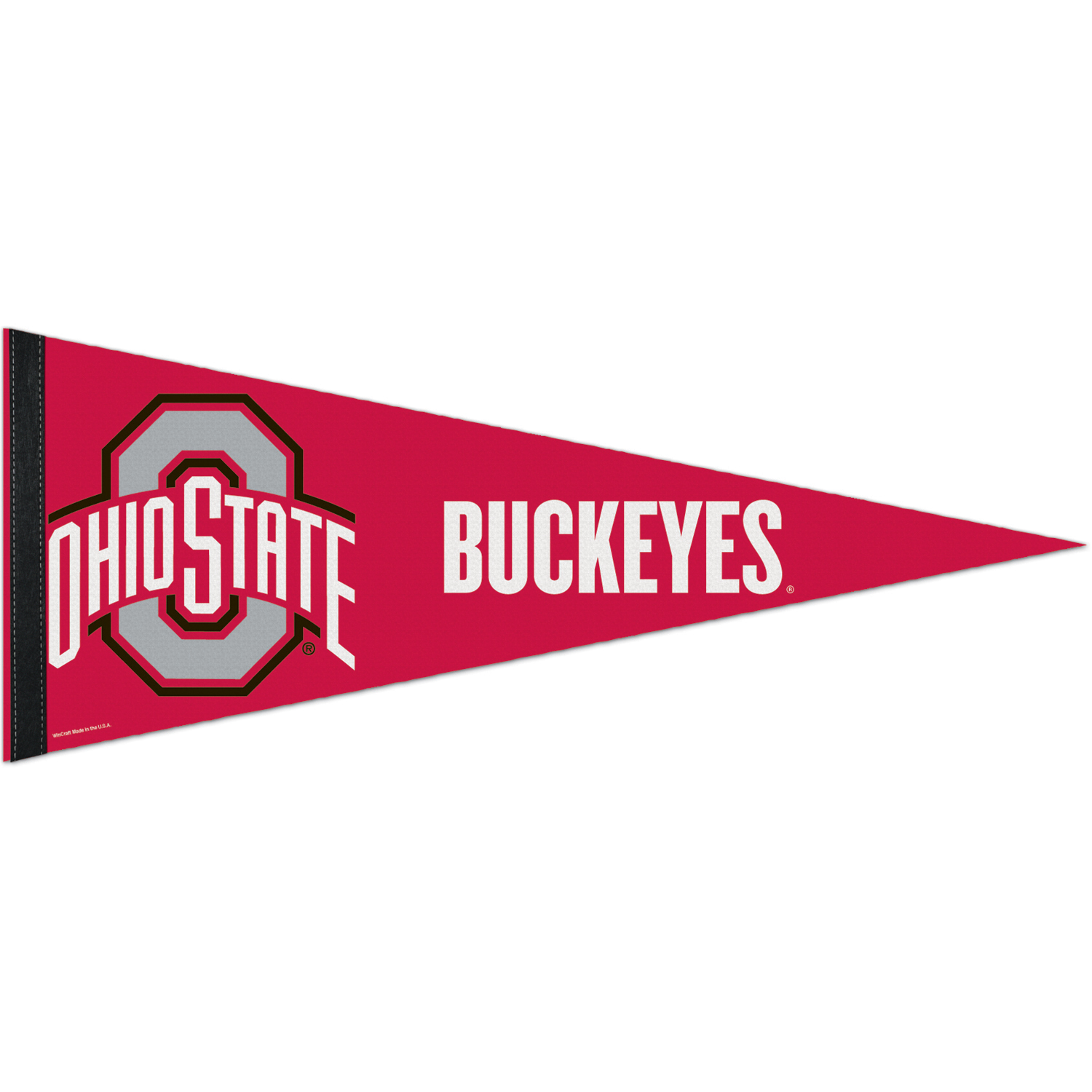 WinCraft Ohio State Buckeyes 12″ x 30″ Large Logo Premium Pennant WinCraft Ohio State Buckeyes 12″ x 30″ Large Logo Premium Pennant