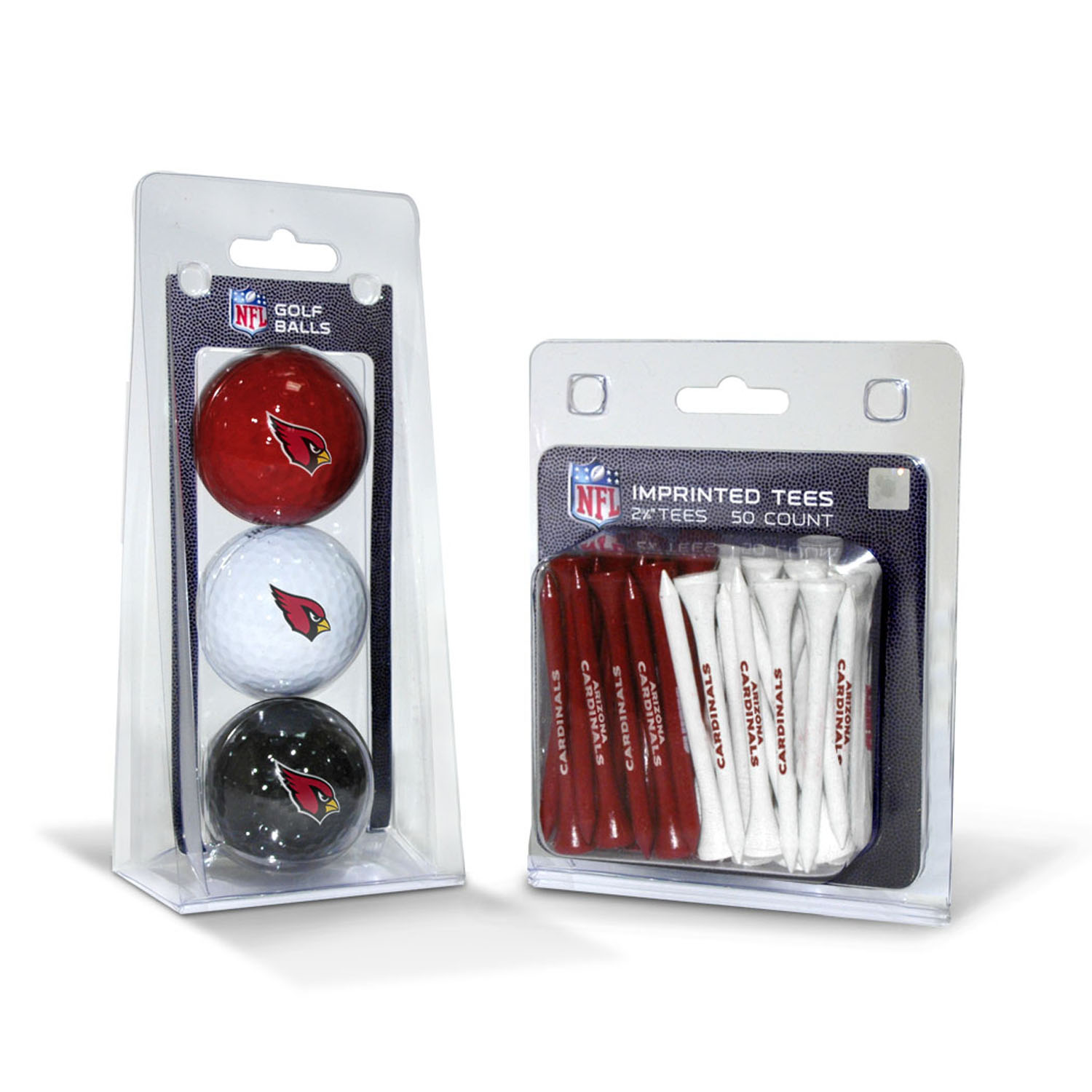 Arizona Cardinals 3-Golf Ball & 50-Golf Tee Set Arizona Cardinals 3-Golf Ball & 50-Golf Tee Set