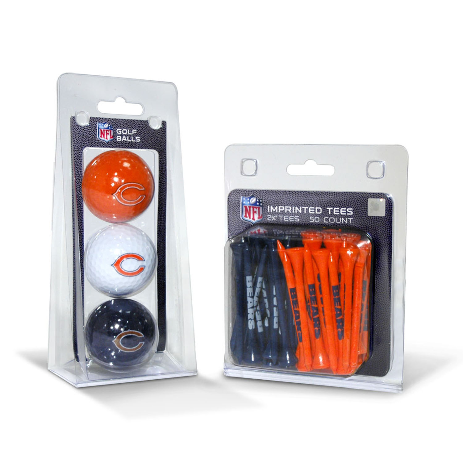 Chicago Bears 3-Golf Ball & 50-Golf Tee Set Chicago Bears 3-Golf Ball & 50-Golf Tee Set