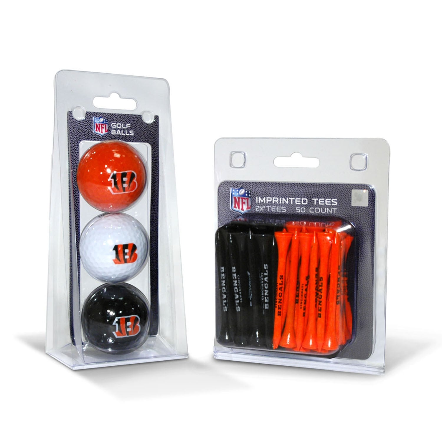 Cincinnati Bengals 3-Golf Ball & 50-Golf Tee Set