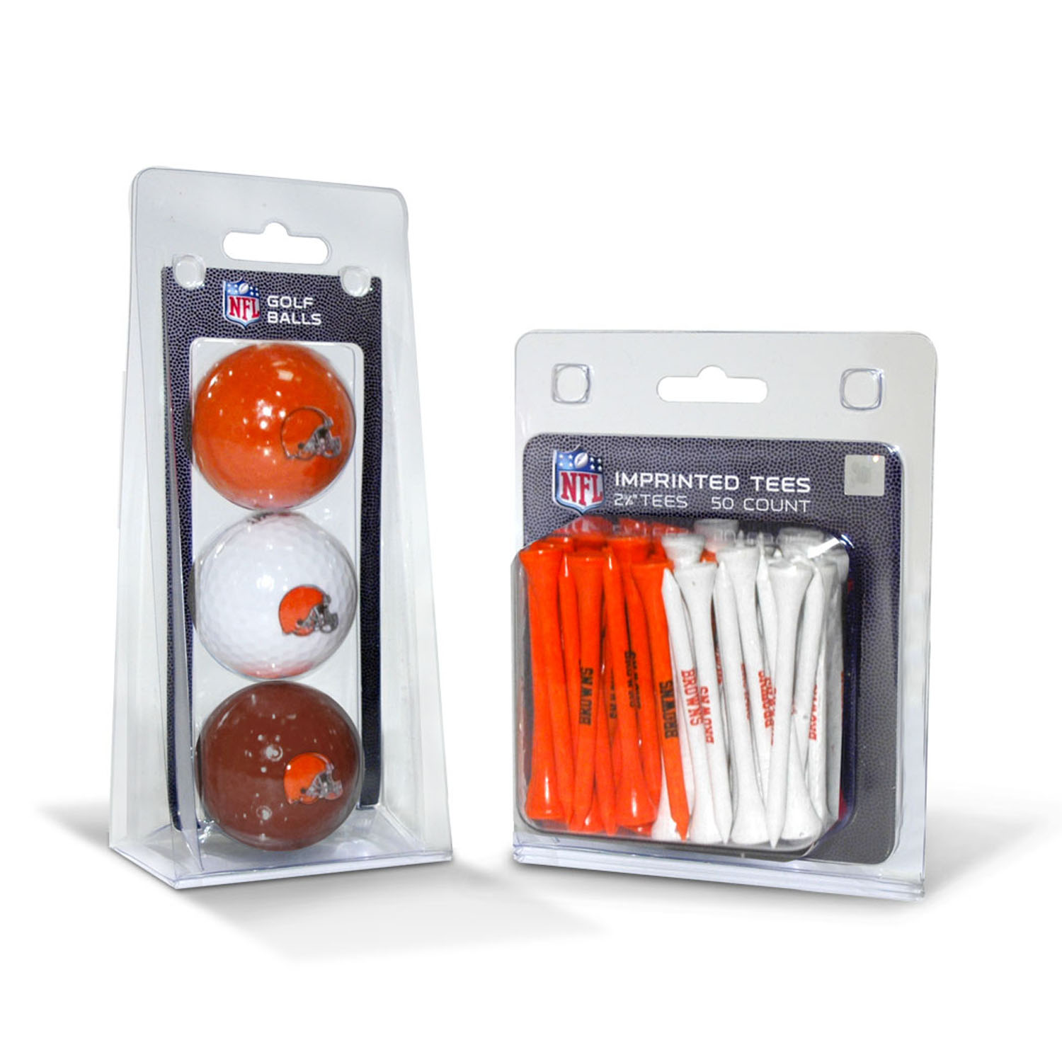Cleveland Browns 3-Golf Ball & 50-Golf Tee Set Cleveland Browns 3-Golf Ball & 50-Golf Tee Set