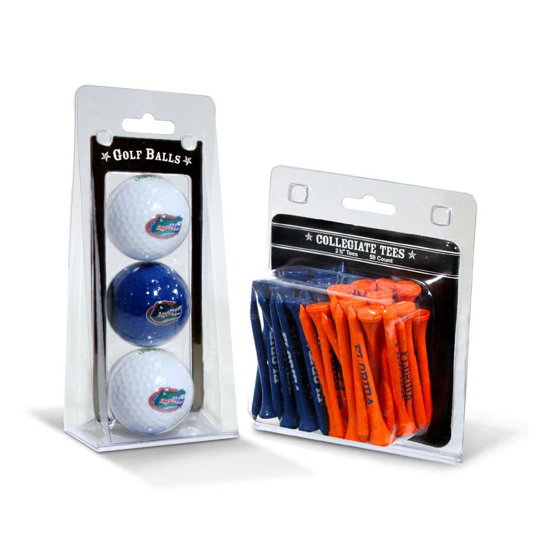 Florida Gators 3-Golf Ball & 50-Golf Tee Set Florida Gators 3-Golf Ball & 50-Golf Tee Set
