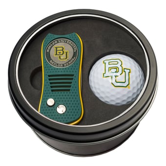 Baylor Bears Divot Tool & Golf Ball Personalized Tin Gift Set