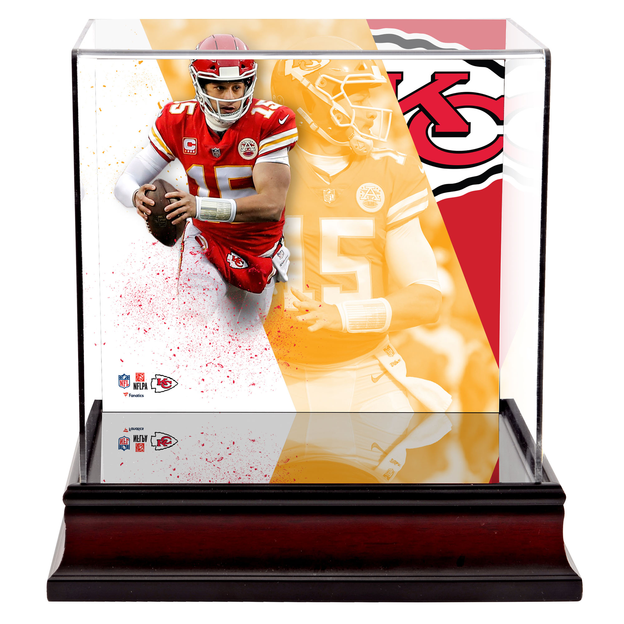 Patrick Mahomes Kansas City Chiefs Deluxe Mini Helmet Case