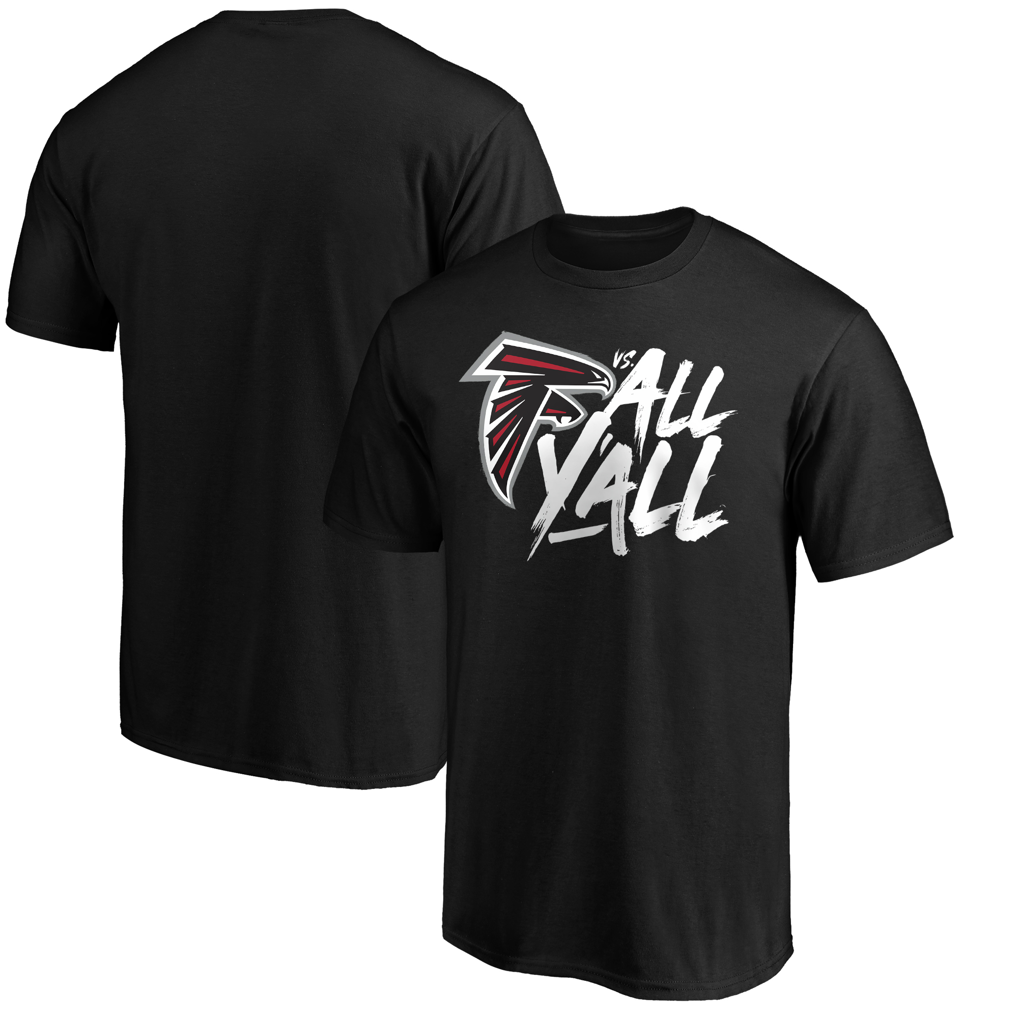 Men's Black Atlanta Falcons Falcons vs. All Y'all T-Shirt