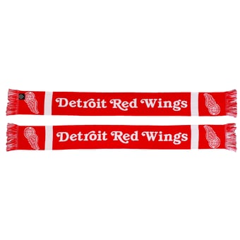 Red Detroit Red Wings Home Jersey Scarf