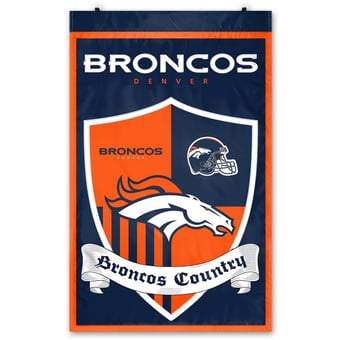 Denver Broncos Shield Banner