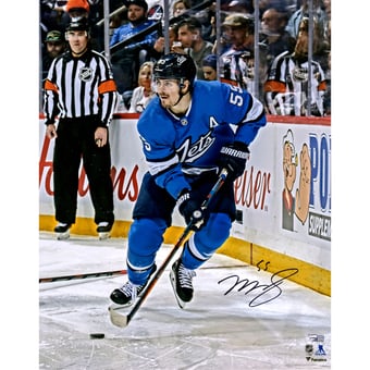 Mark Scheifele Winnipeg Jets Autographed 16" x 20" Alternate Jersey Skating Photograph