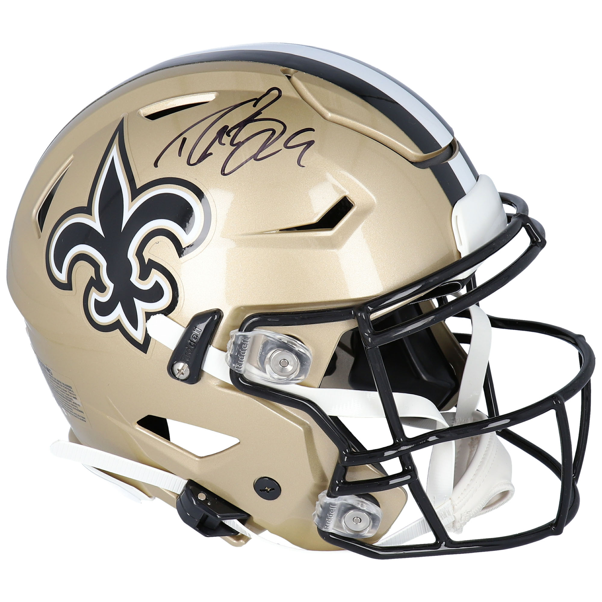 Drew Brees New Orleans Saints Autographed Riddell Speed Flex Helmet