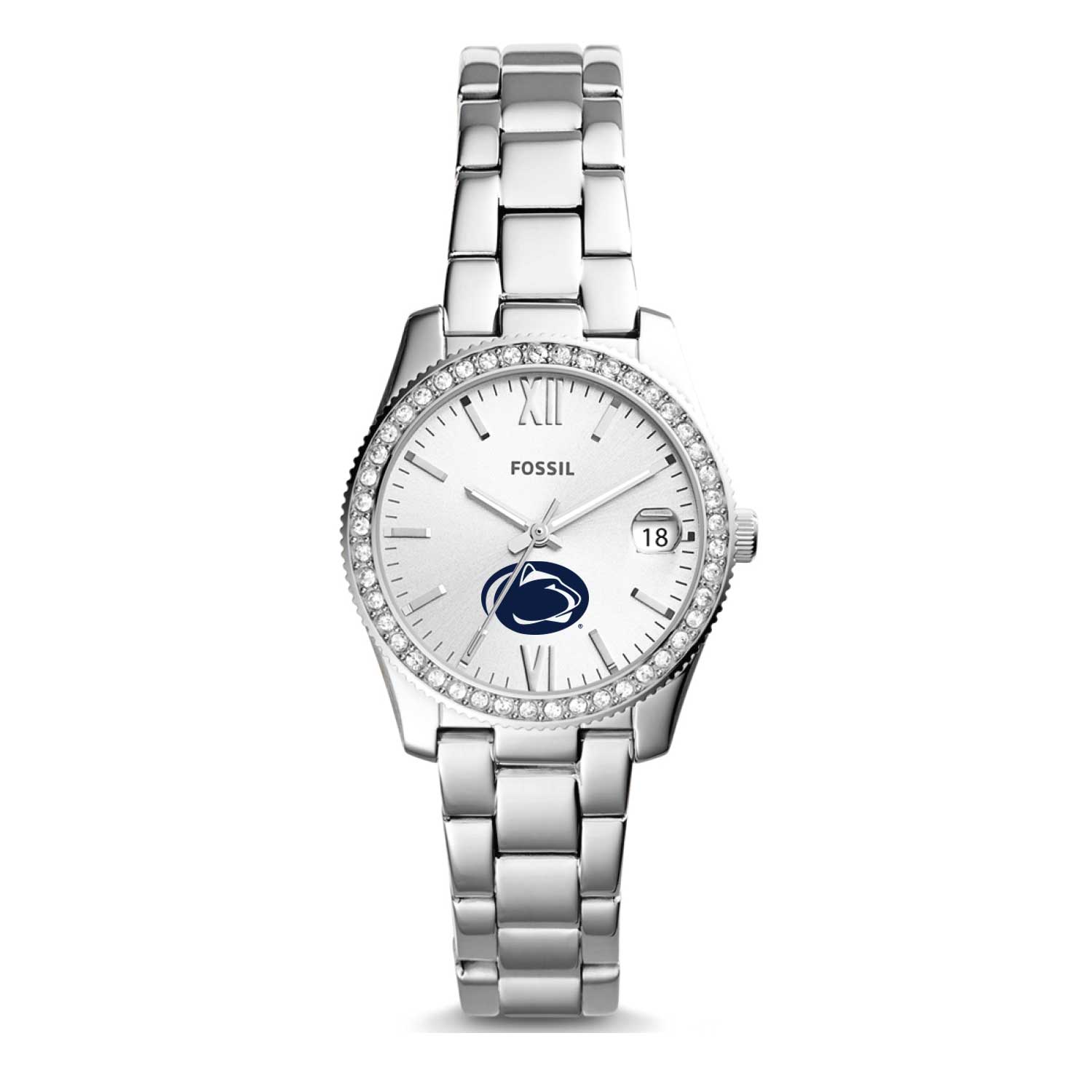 Women's Fossil Penn State Nittany Lions Scarlette Mini Three-Hand Date Watch