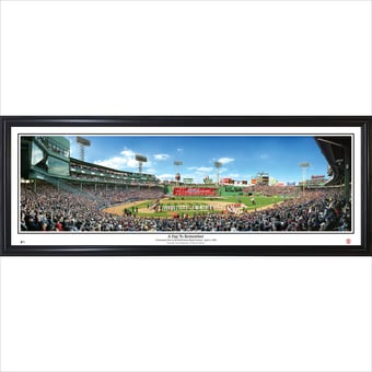 Boston Red Sox 39'' x 13.5'' A Day To Remember Standard Framed Panorama