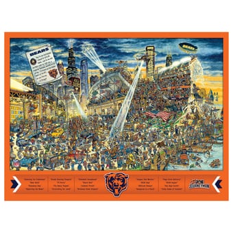 Fanpoint Chicago Bears 500-Piece Joe Journeyman Puzzle