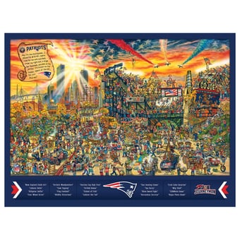 Fanpoint New England Patriots 500-Piece Joe Journeyman Puzzle
