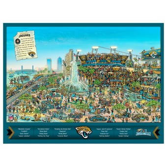 Fanpoint Jacksonville Jaguars 500-Piece Joe Journeyman Puzzle