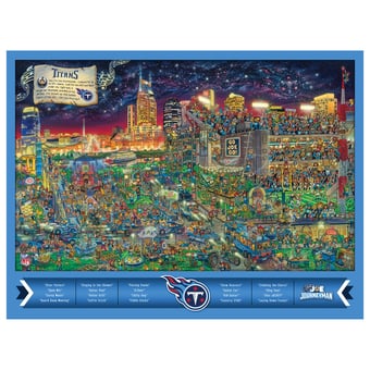 Fanpoint Tennessee Titans 500-Piece Joe Journeyman Puzzle