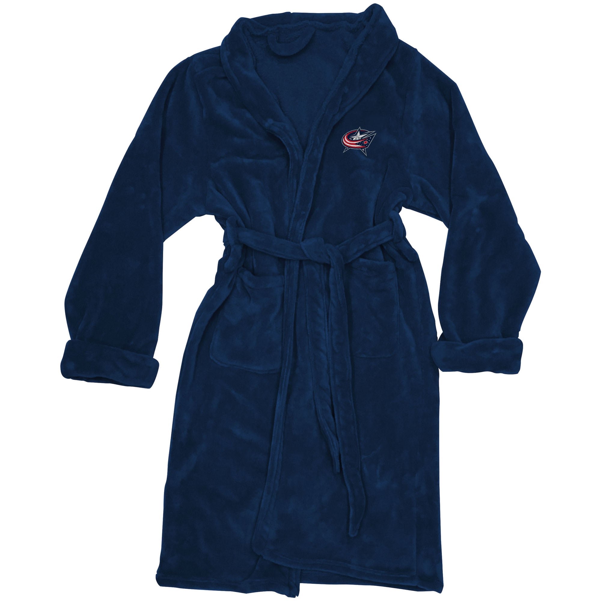 Men's The Northwest Company Navy Columbus Blue Jackets Silk Touch Bath Robe