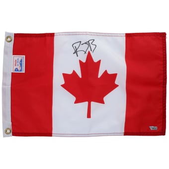 RJ Barrett Toronto Raptors Autographed 12" x 18" Canadian Mini Flag