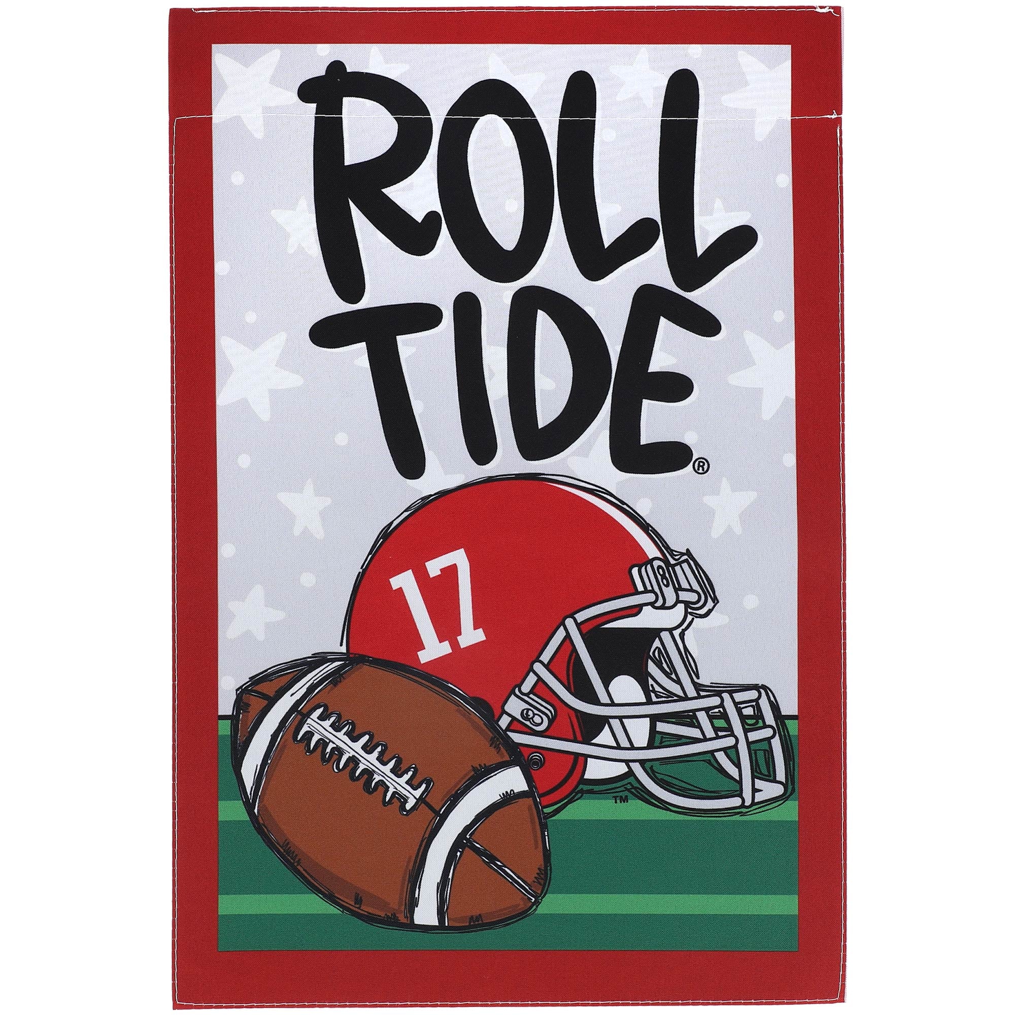 Alabama Crimson Tide 12'' x 18" Team Helmet & Ball Garden Flag