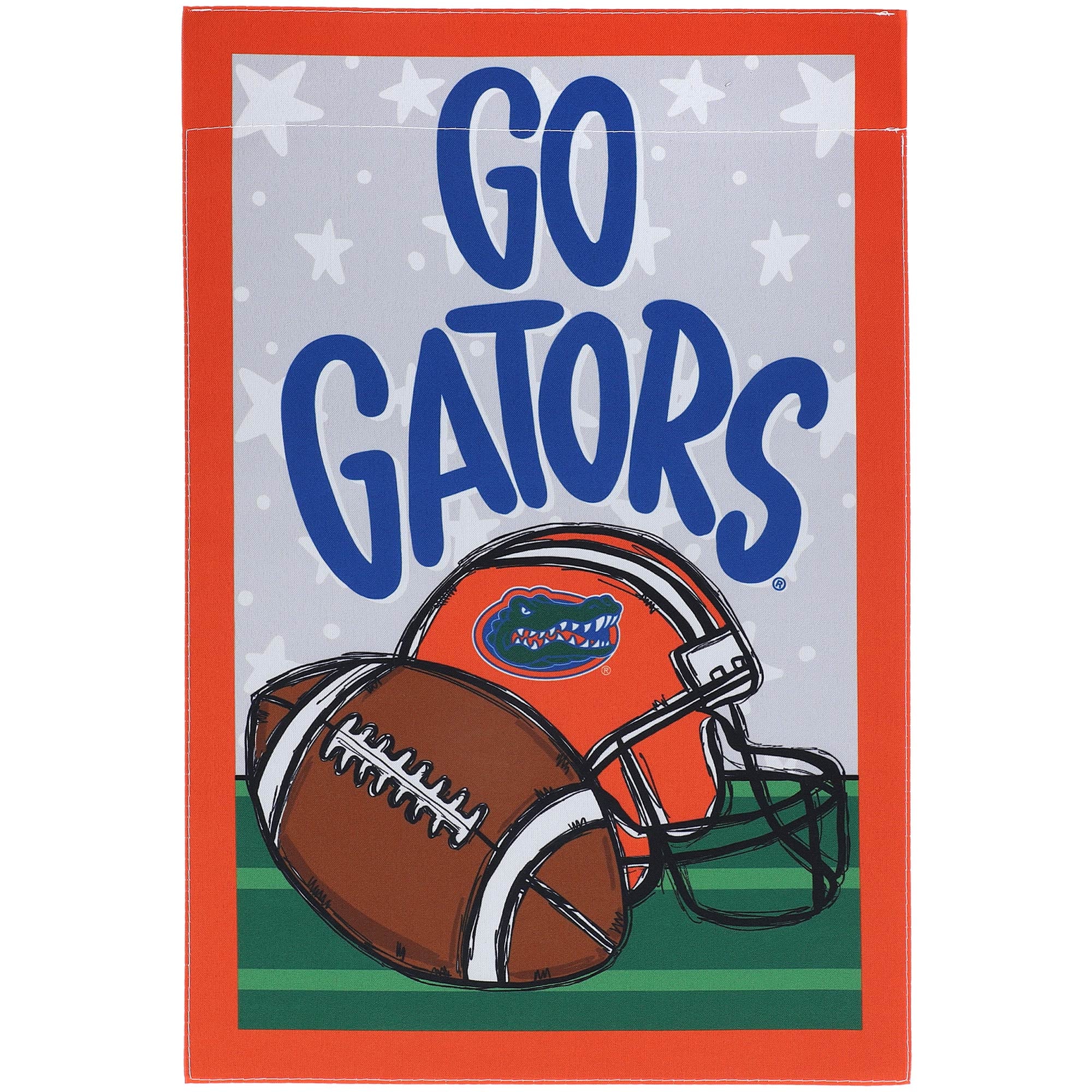 Florida Gators 12'' x 18" Team Helmet & Ball Garden Flag