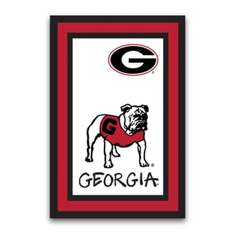 Georgia Bulldogs Team Logo Garden Flag