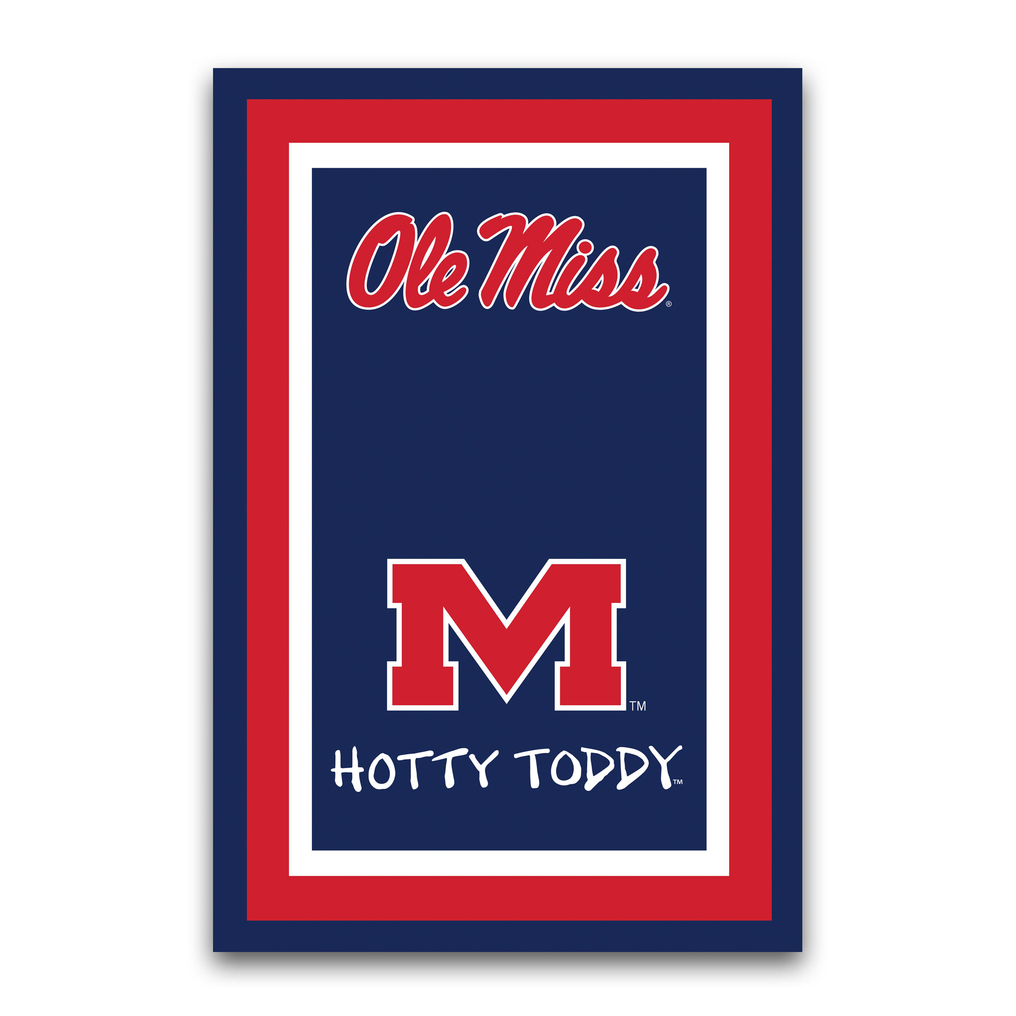 Ole Miss Rebels Team Logo Garden Flag