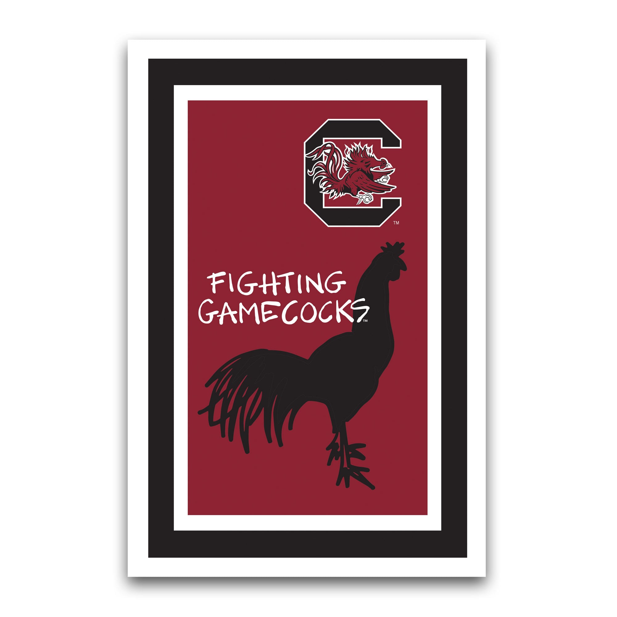 South Carolina Gamecocks Team Logo Garden Flag