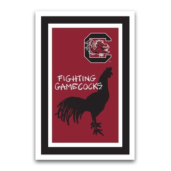 South Carolina Gamecocks Team Logo Garden Flag