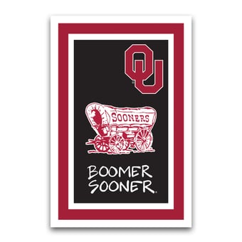 Oklahoma Sooners Team Logo Garden Flag