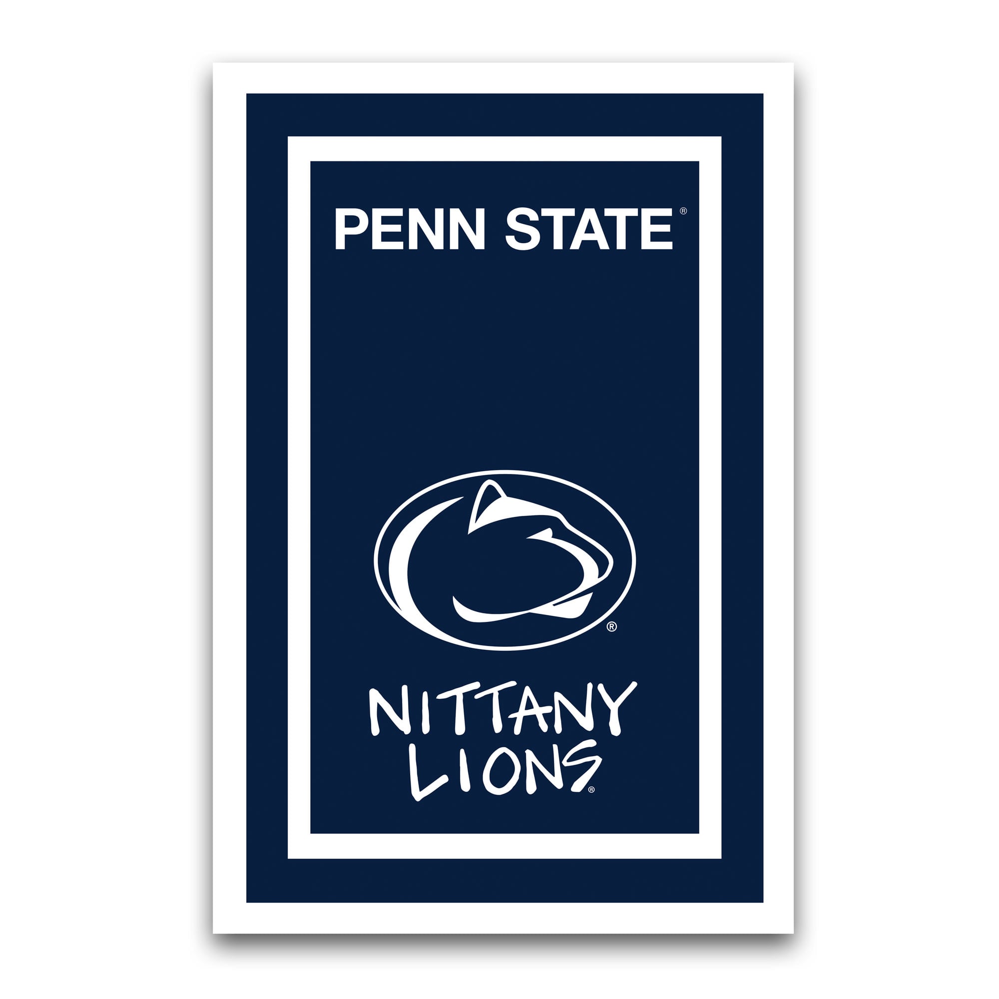 Penn State Nittany Lions Team Logo Garden Flag