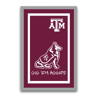 Texas A&M Aggies Team Logo Garden Flag