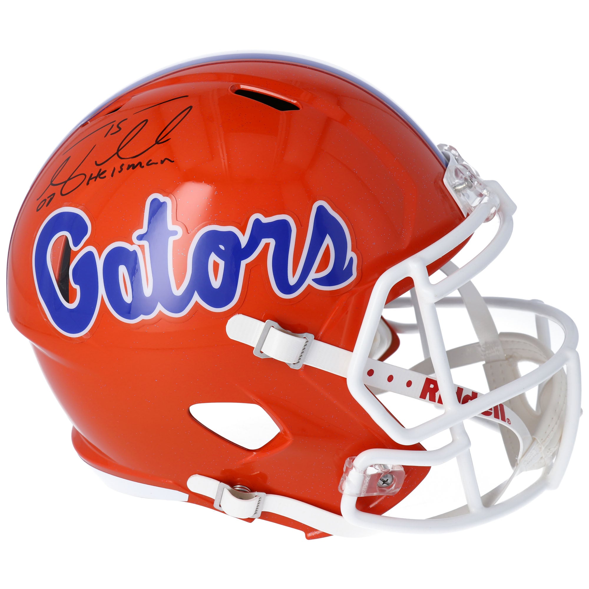 Tim Tebow Florida Gators Autographed Riddell Speed Replica Helmet with "07 Heisman" Inscription