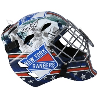 Igor Shesterkin New York Rangers Autographed Replica Goalie Mask