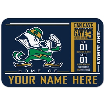WinCraft Notre Dame Fighting Irish 20'' x 30'' Personalized Floor Mat