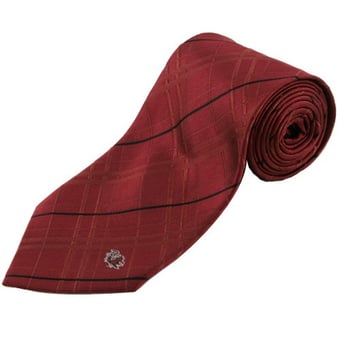 South Carolina Gamecocks Garnet Oxford Woven Tie
