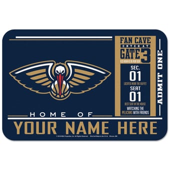 WinCraft New Orleans Pelicans 20'' x 30'' Personalized Floor Mat