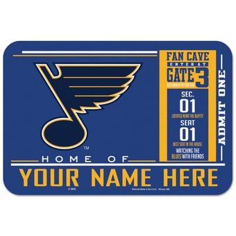 WinCraft St. Louis Blues 20'' x 30'' Personalized Floor Mat