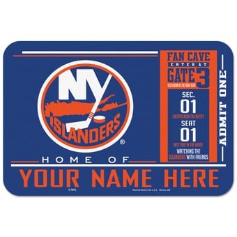 WinCraft New York Islanders 20'' x 30'' Personalized Floor Mat