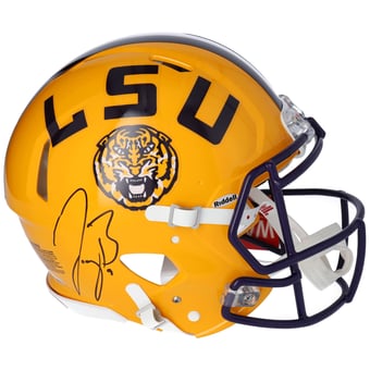 Joe Burrow LSU Tigers Autographed Riddell Speed Authentic Helmet