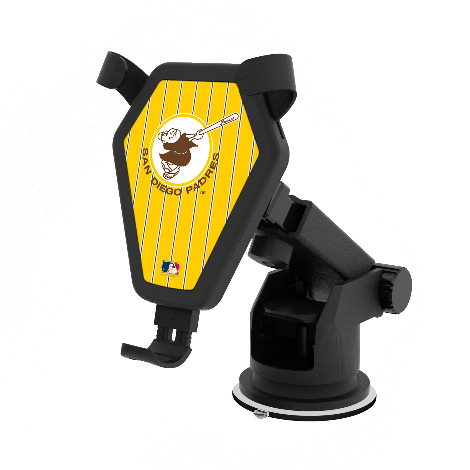 San Diego Padres Cooperstown Pinstripe Wireless Car Charger San Diego Padres Cooperstown Pinstripe Wireless Car Charger