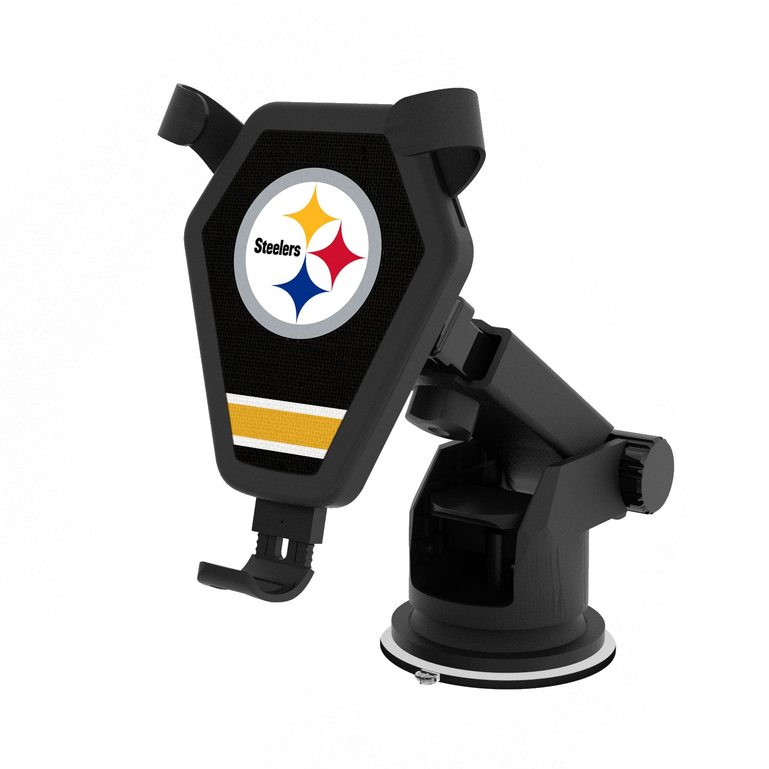 Pittsburgh Steelers Stripe Design Wireless Car Charger Pittsburgh Steelers Stripe Design Wireless Car Charger