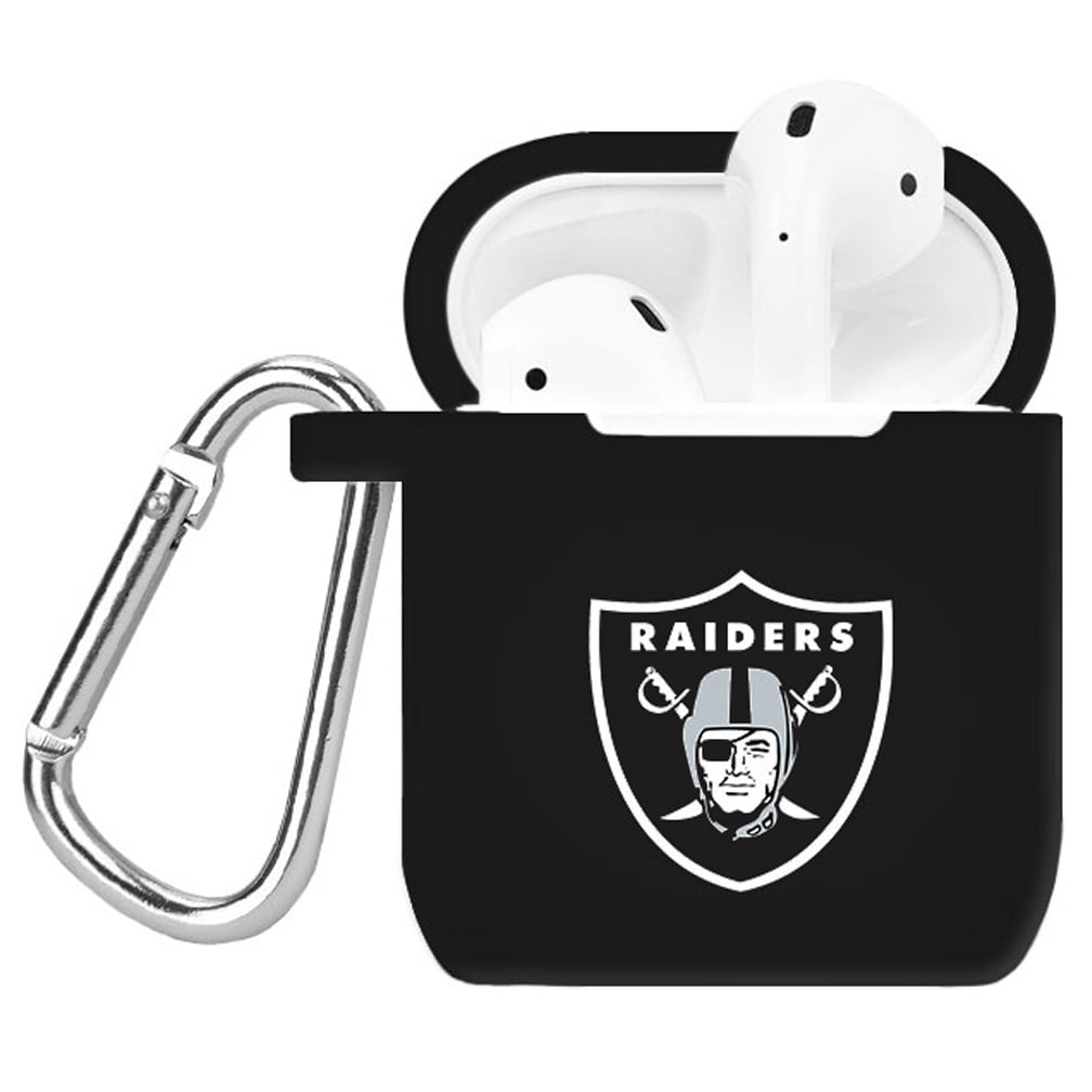Black Las Vegas Raiders AirPods Case Cover Black Las Vegas Raiders AirPods Case Cover
